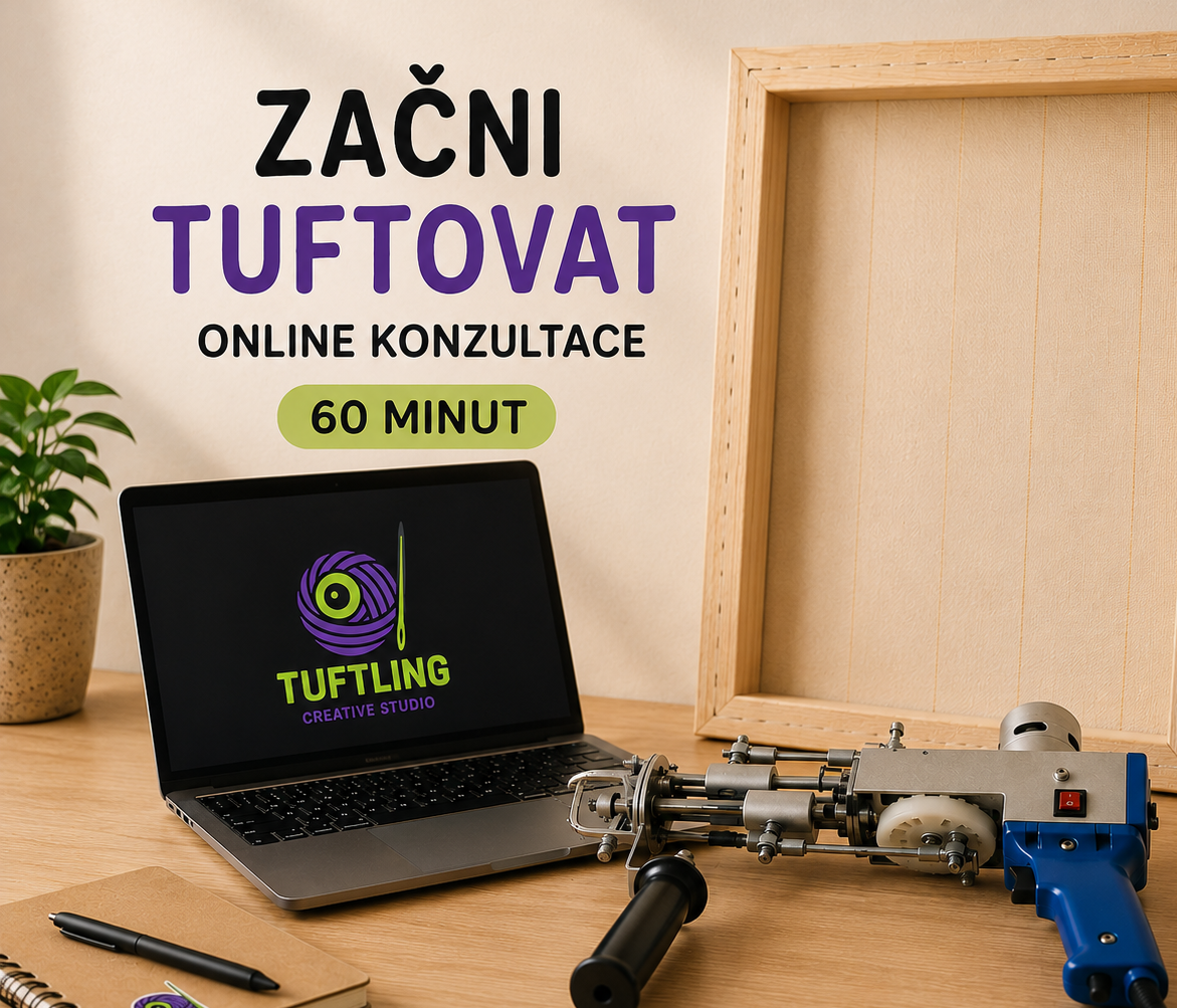 Začni tuftovat | Online konzultace (60 minut)