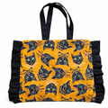 Spooky Cat Ruffle Bag – ručně šitá taška s volány