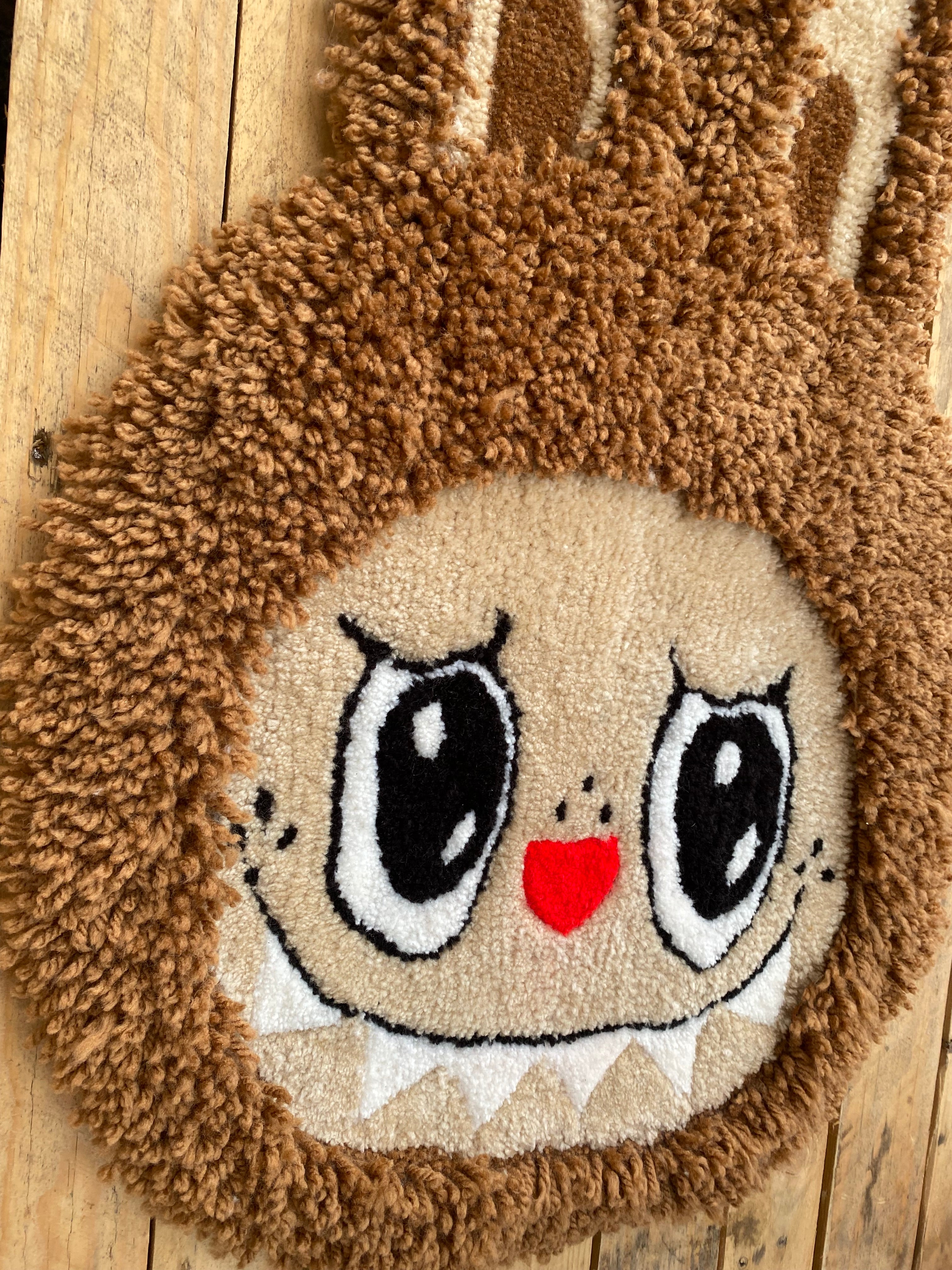 Monster Bunny – ručně tuftovaný kobereček