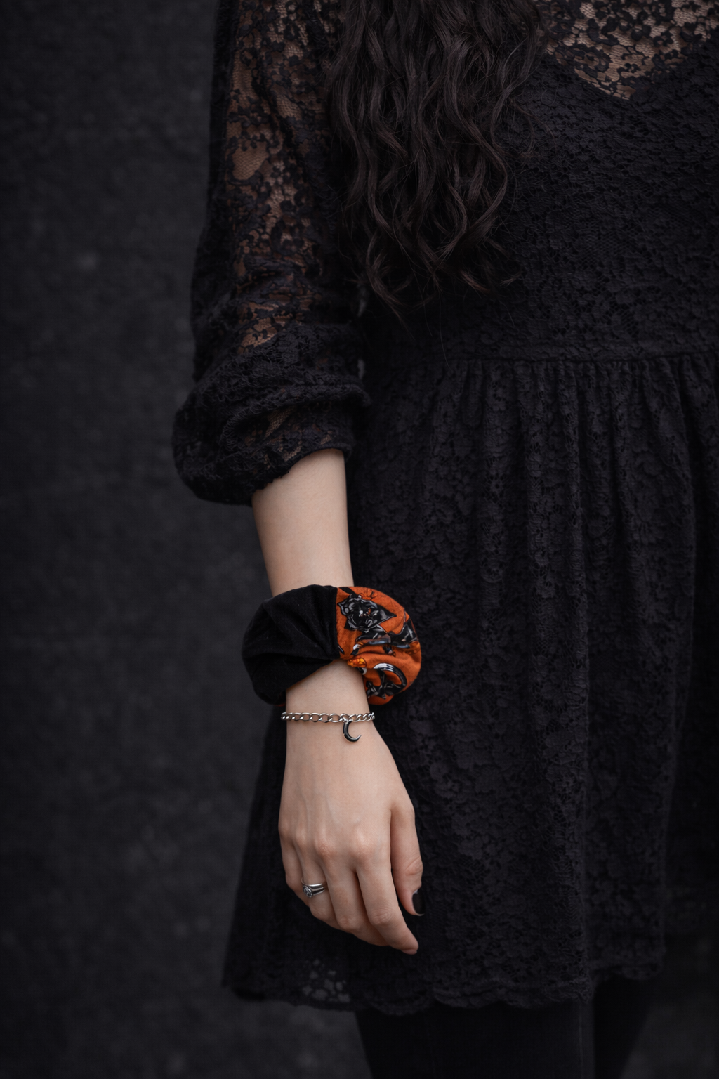 Halloween Night Scrunchie