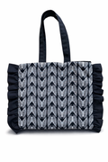 Ribcage Ruffle Bag – ručně šitá taška s volány